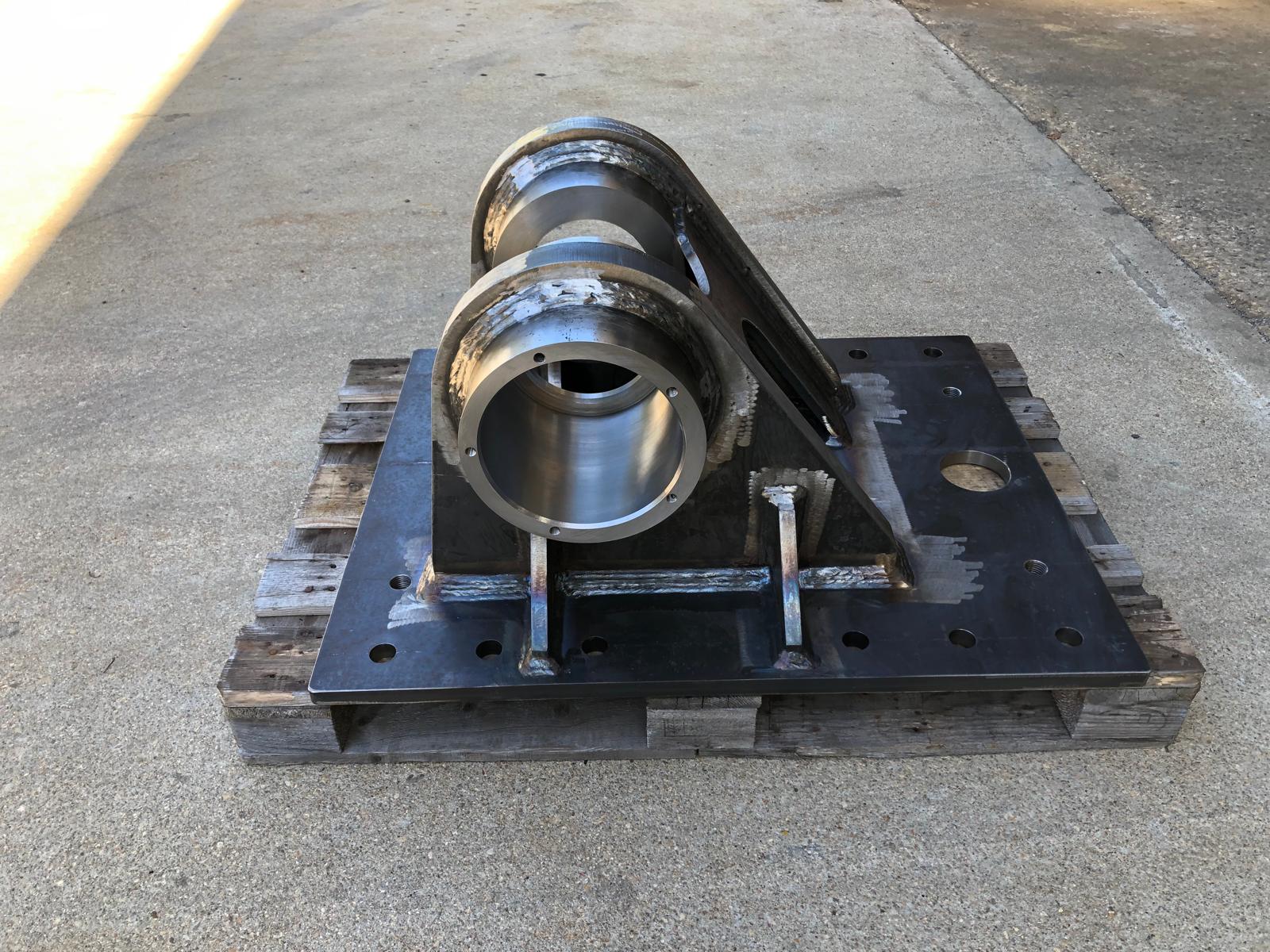 Pièce mécano-soudée usinée